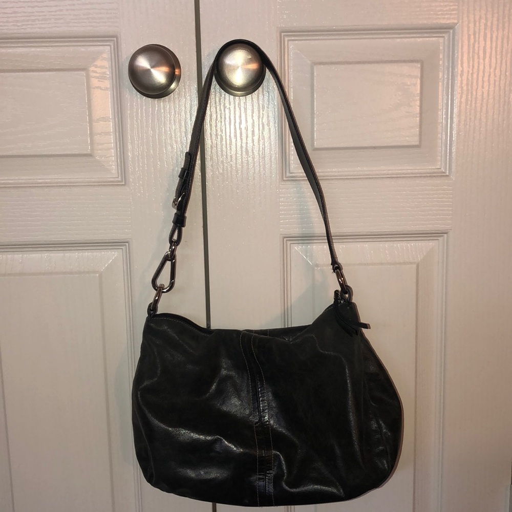 Gianni Bernini black shoulder bag/purse